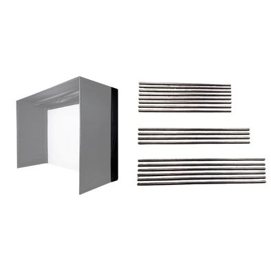 Carl's Place Back Cover Pipe Kit for Pro Golf Simulator Enclosure