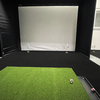 Big Moss Midnight Shadow Golf Simulator Putting Turf for Carl's Place DIY Enclosure Big Moss
