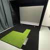 Big Moss Midnight Shadow Golf Simulator Putting Turf for Carl's Place DIY Enclosure Big Moss
