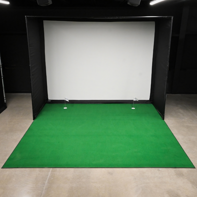 Big Moss V2 Golf Simulator Putting Turf for Carl's Place DIY Enclosure Big Moss
