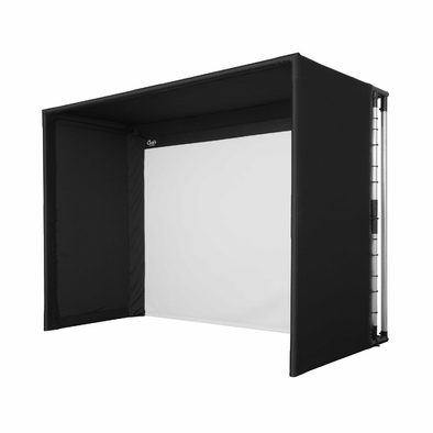 Carl's Place C-Series Pro Golf Simulator Enclosure Kit with Impact Screen 