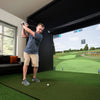 Carl's Place C-Series Pro Golf Simulator Enclosure Kit with Impact Screen 