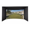Carl's Place Curved Golf Simulator Enclosure Kit with Impact Screen 
